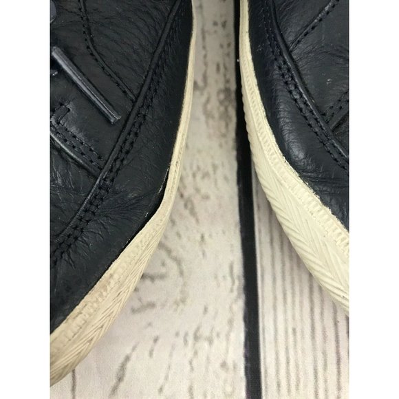 Lacoste Haneda Blue Leather Athletic Casual Shoes - Picture 7 of 11